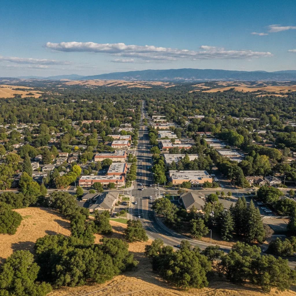 View of Castro Valley, CA