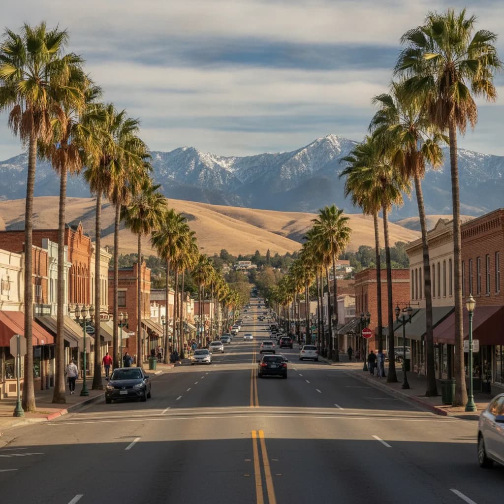 View of Ceres, CA