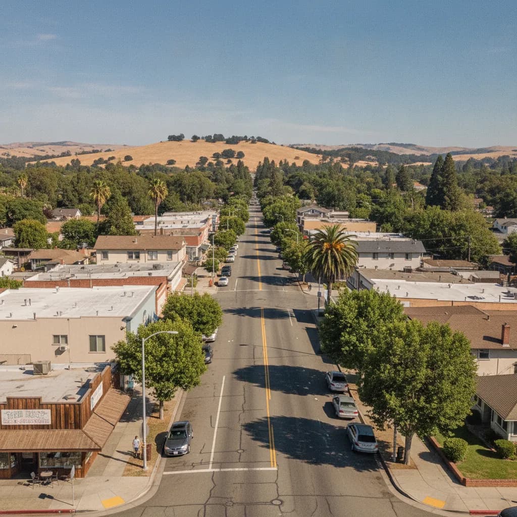 View of Cherryland, CA