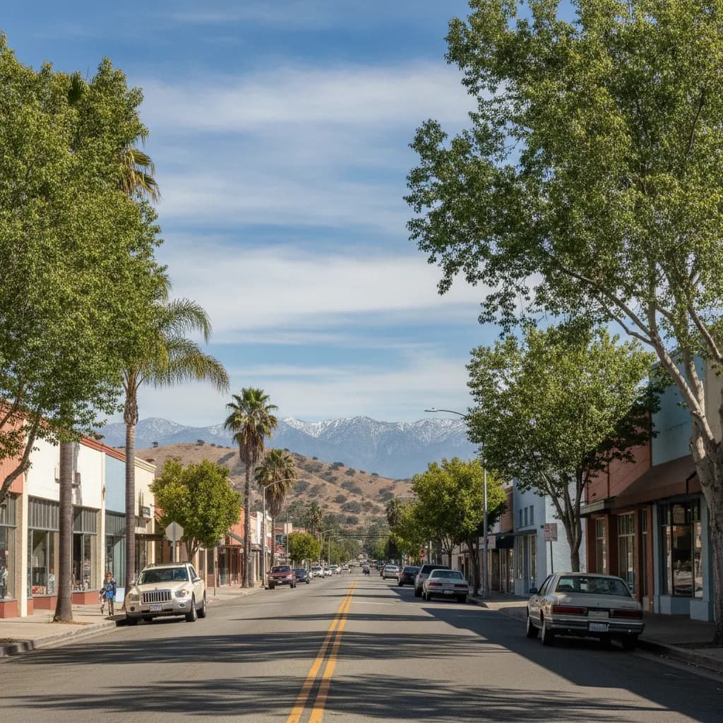View of Chino, CA