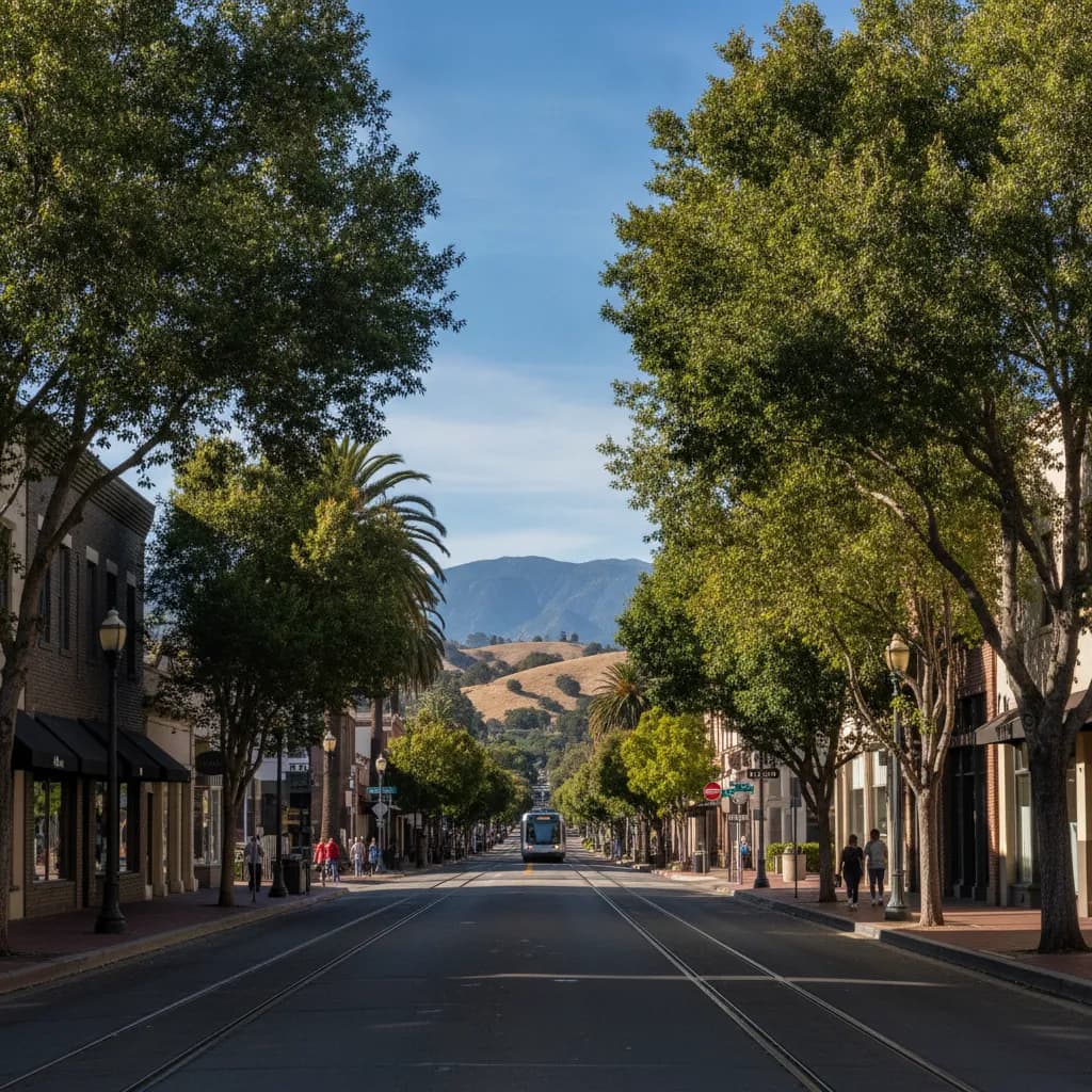 View of Claremont, CA