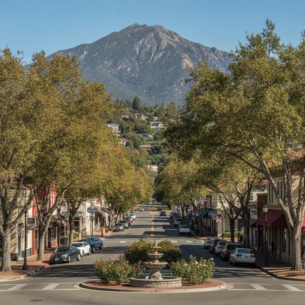 View of Clayton, CA
