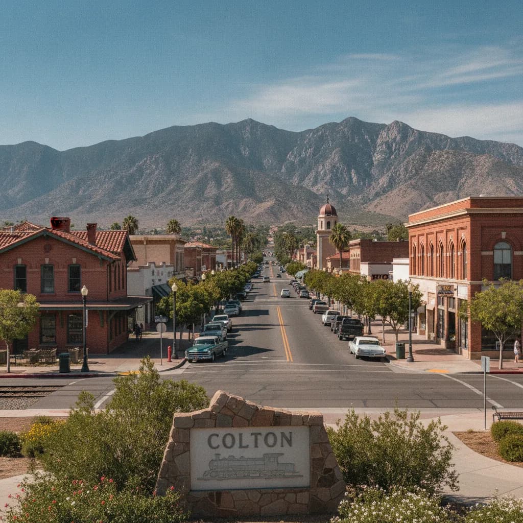 View of Colton, CA