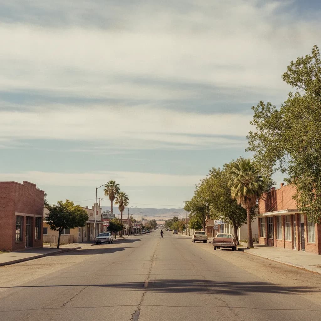 View of Corcoran, CA