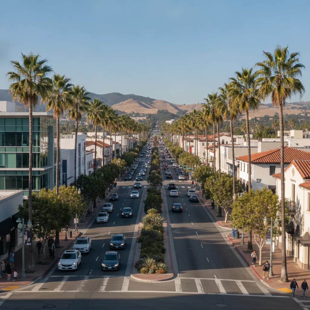View of Costa Mesa, CA