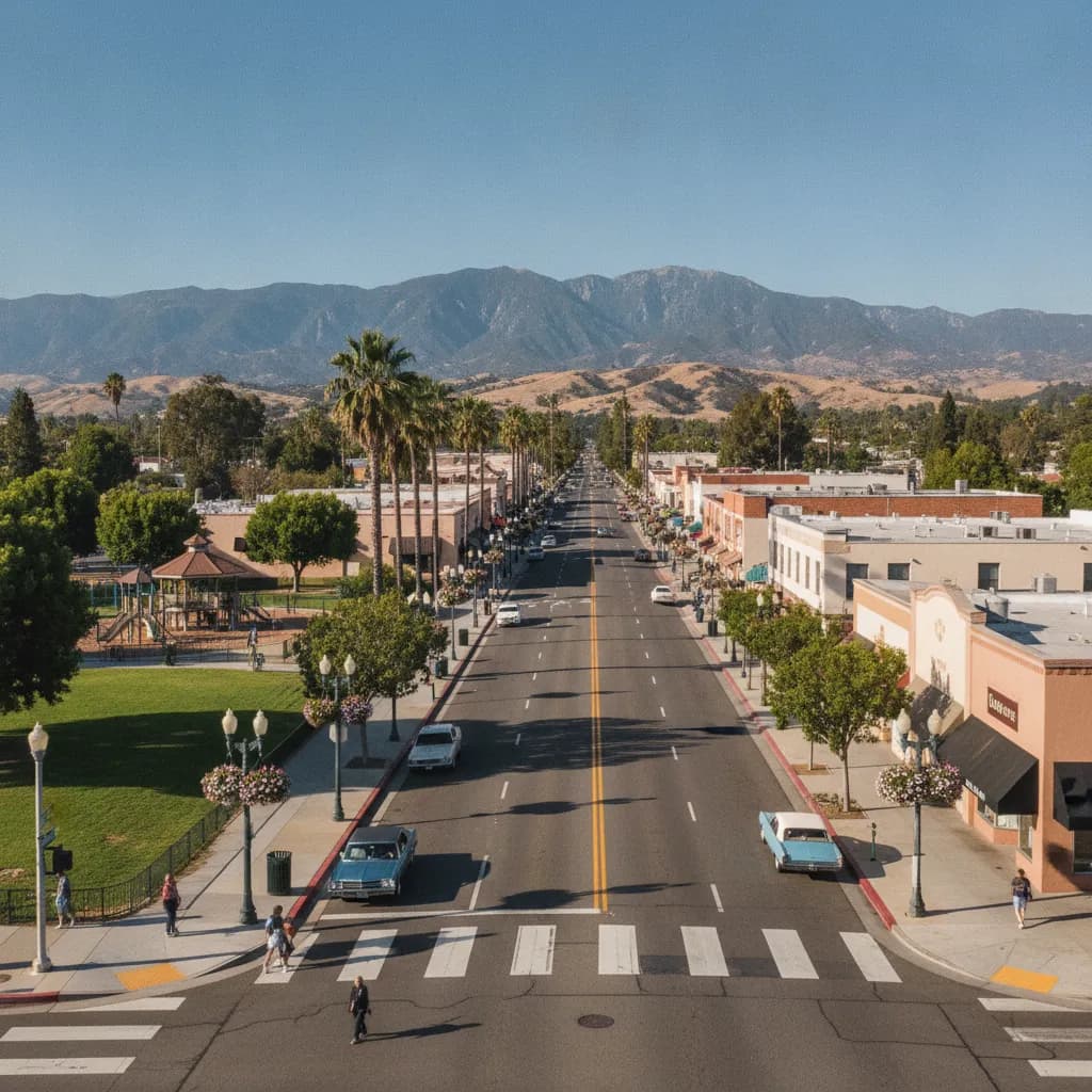 View of Covina, CA