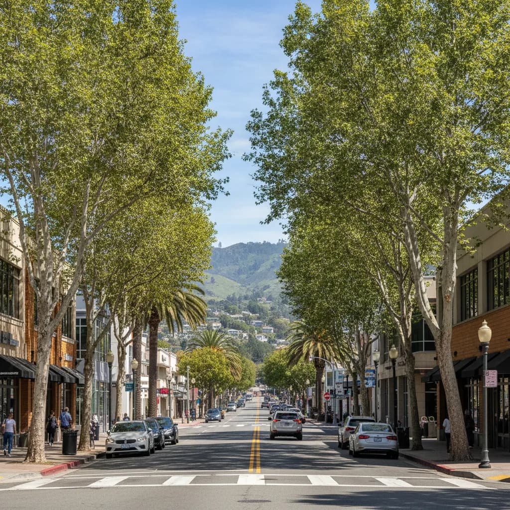 View of Cupertino, CA