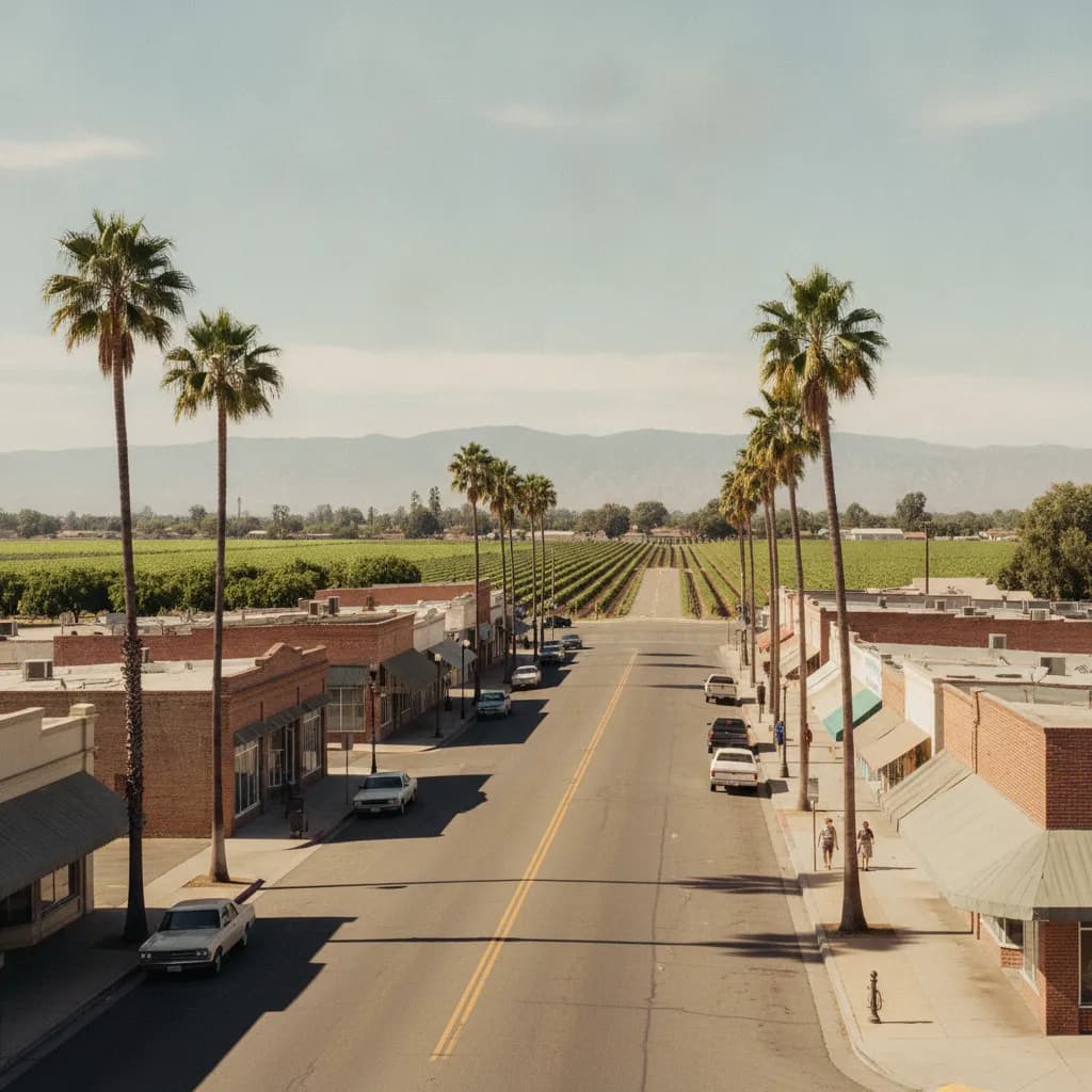 View of Delano, CA
