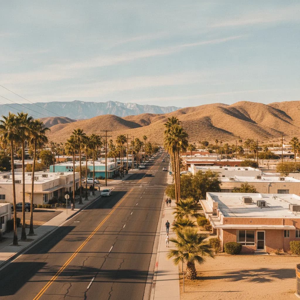View of Desert Hot Springs, CA