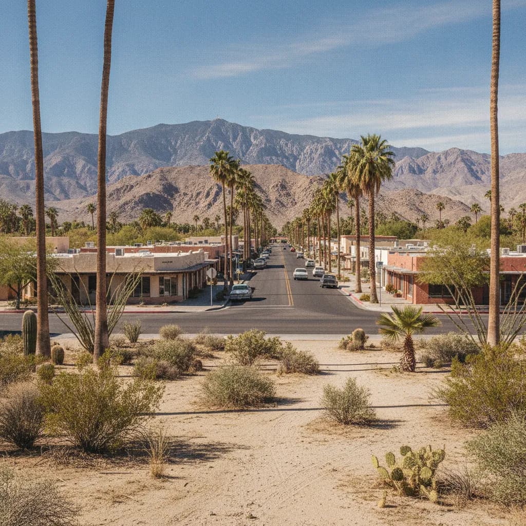 View of Desert Palms, CA