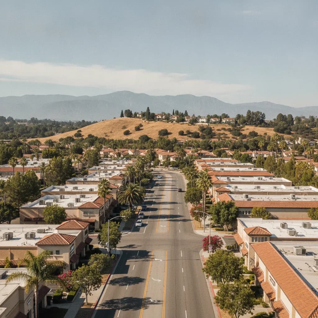 View of Diamond Bar, CA