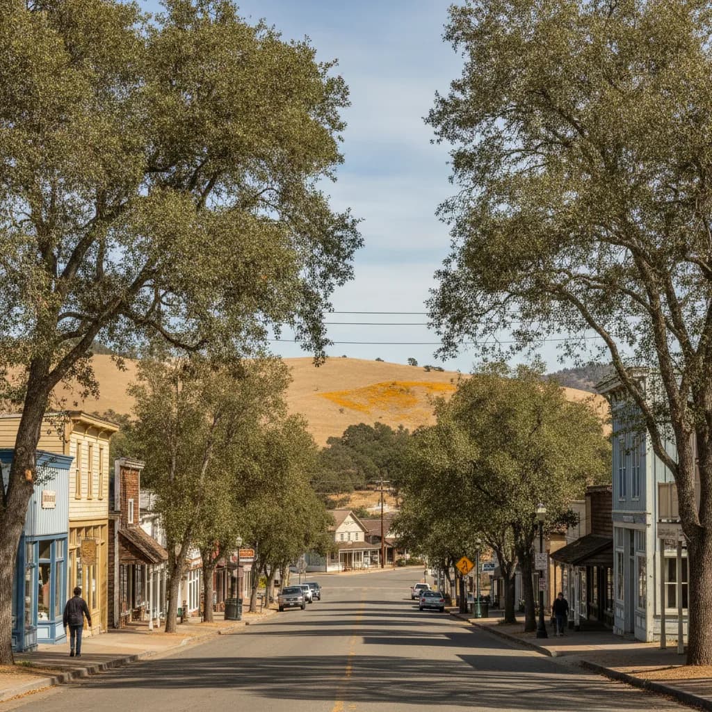 View of Diamond Springs, CA