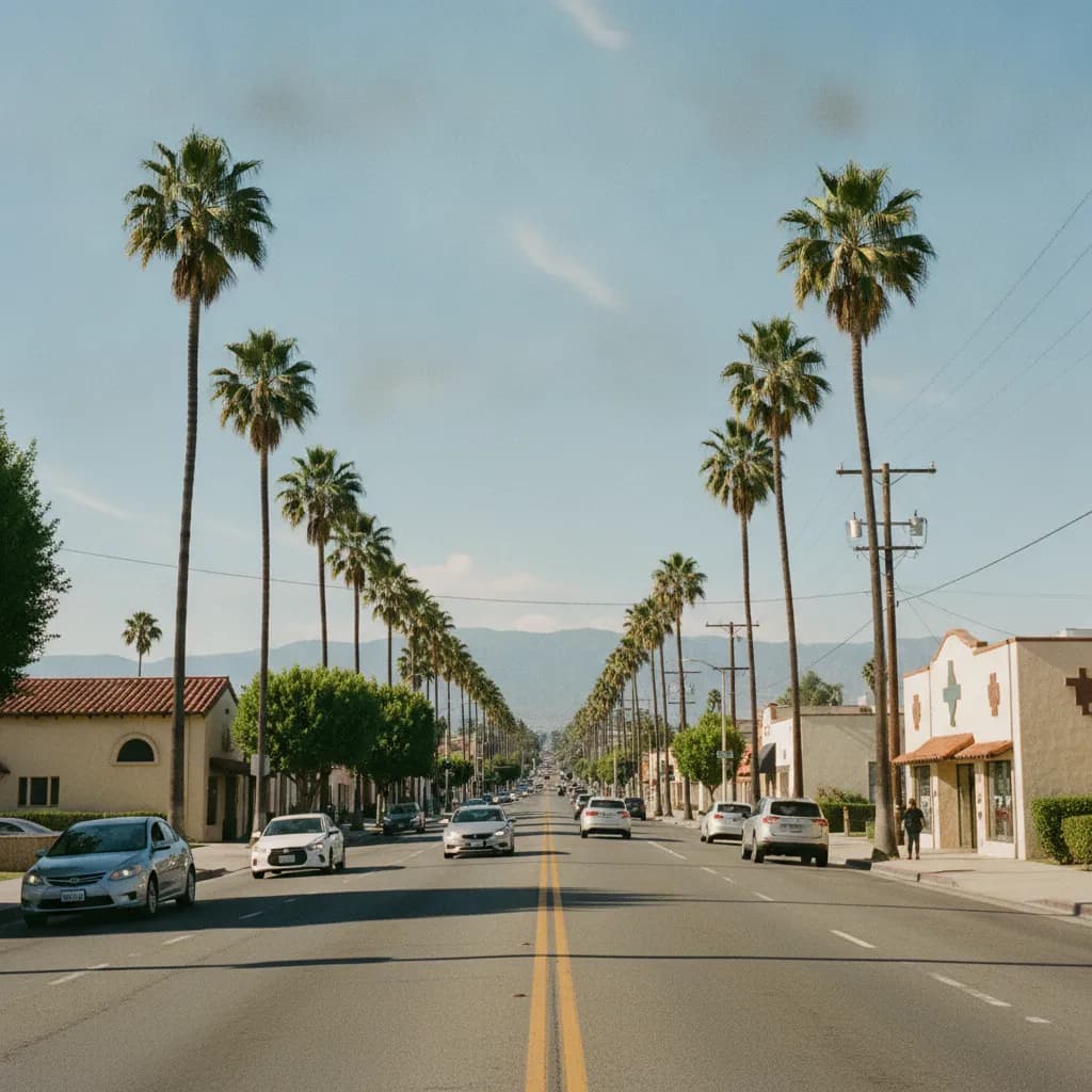 View of Downey, CA