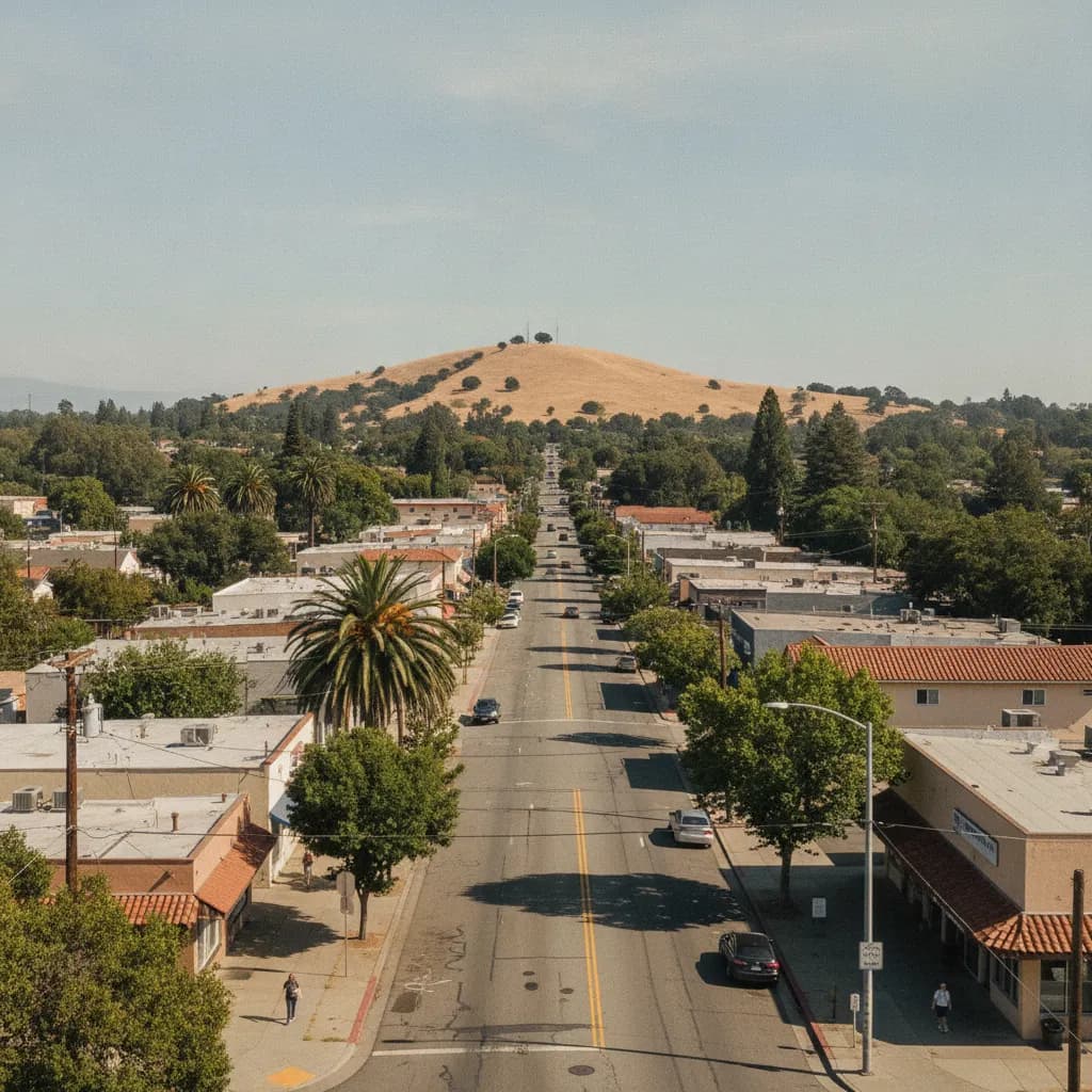 View of East Palo Alto, CA