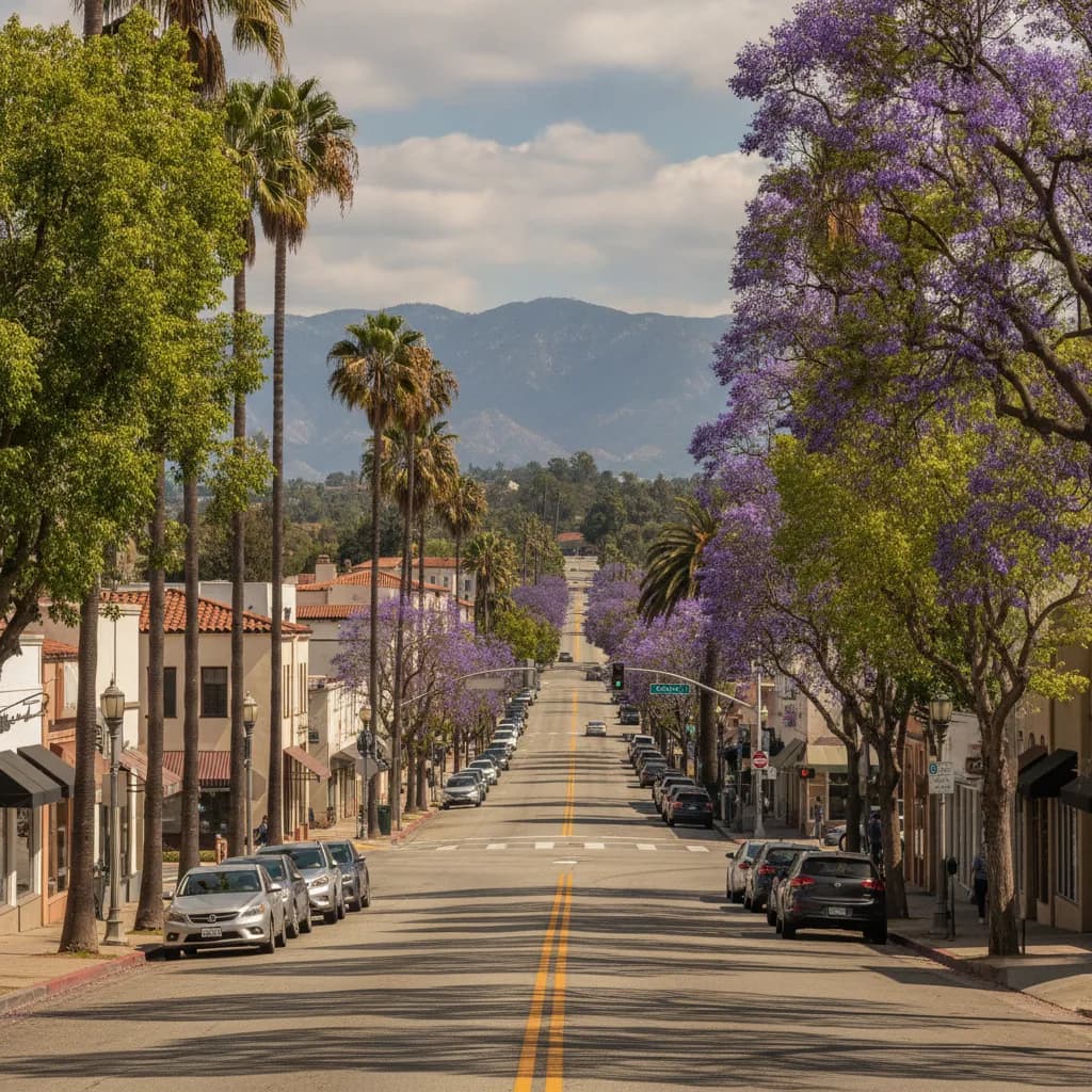View of East Pasadena, CA