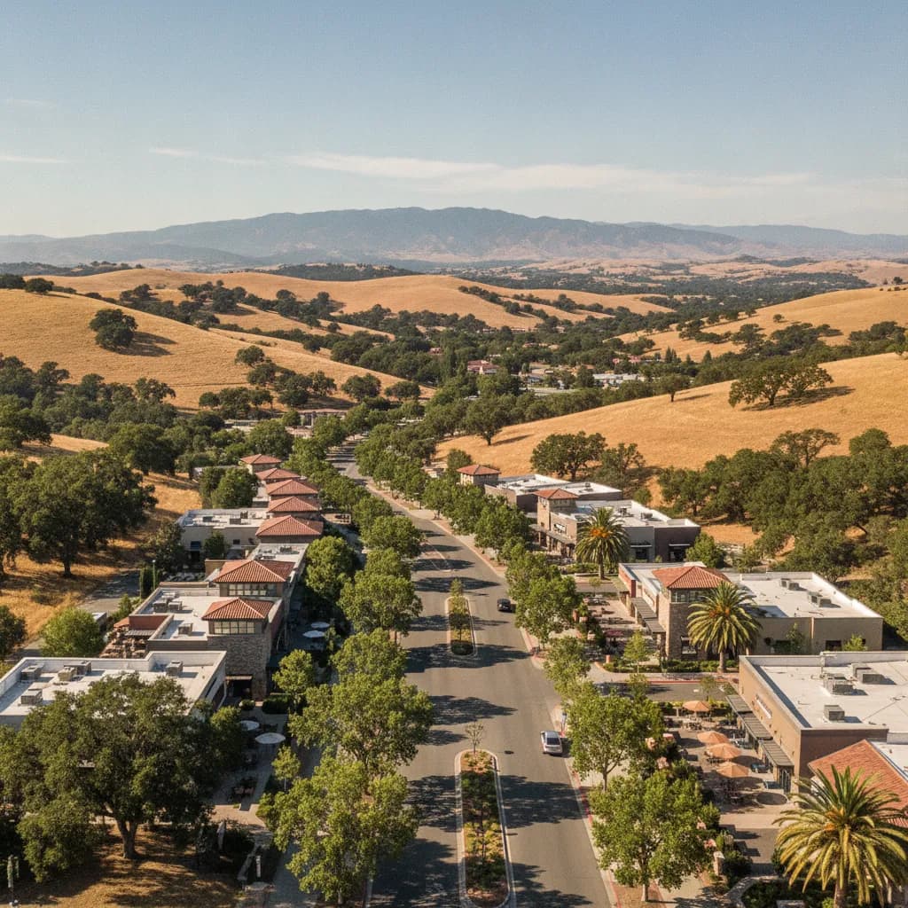 View of El Dorado Hills, CA