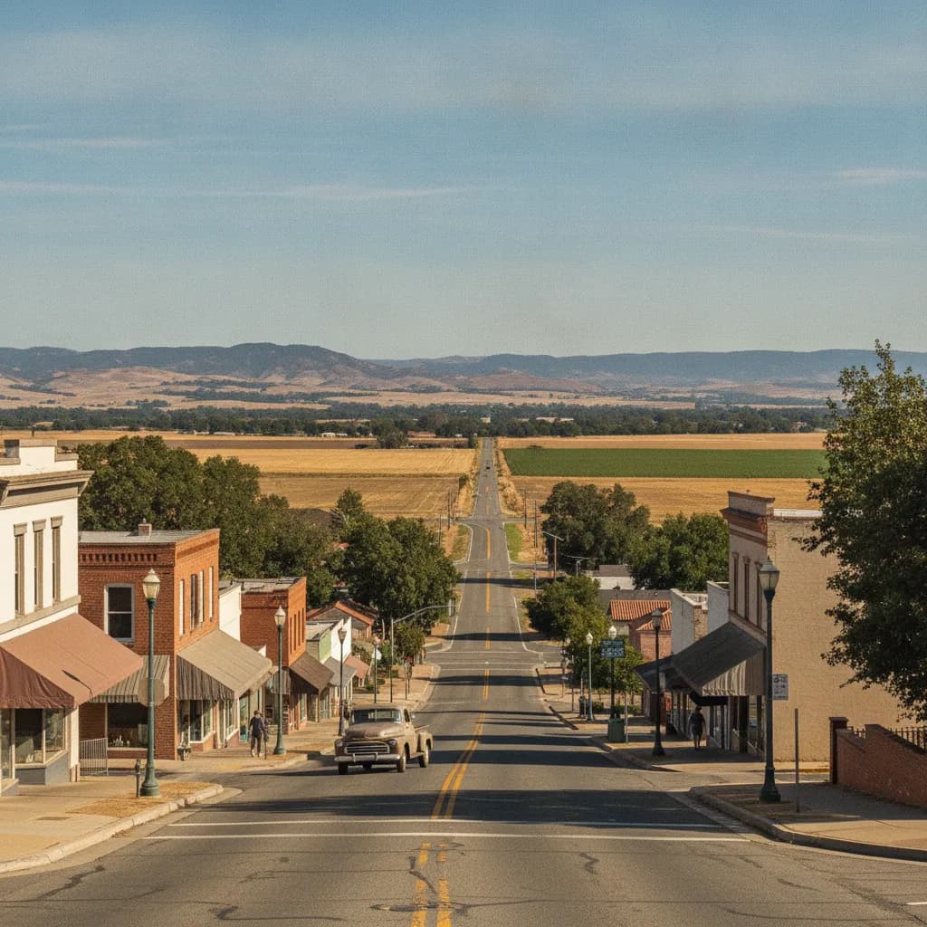 View of Esparto, CA