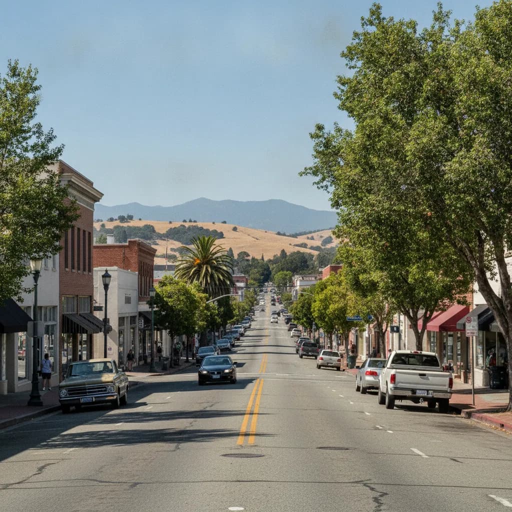 View of Fairfield, CA