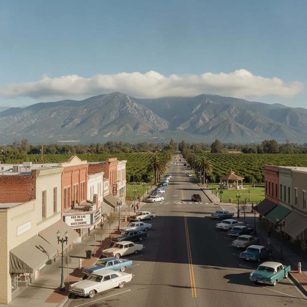 View of Fillmore, CA