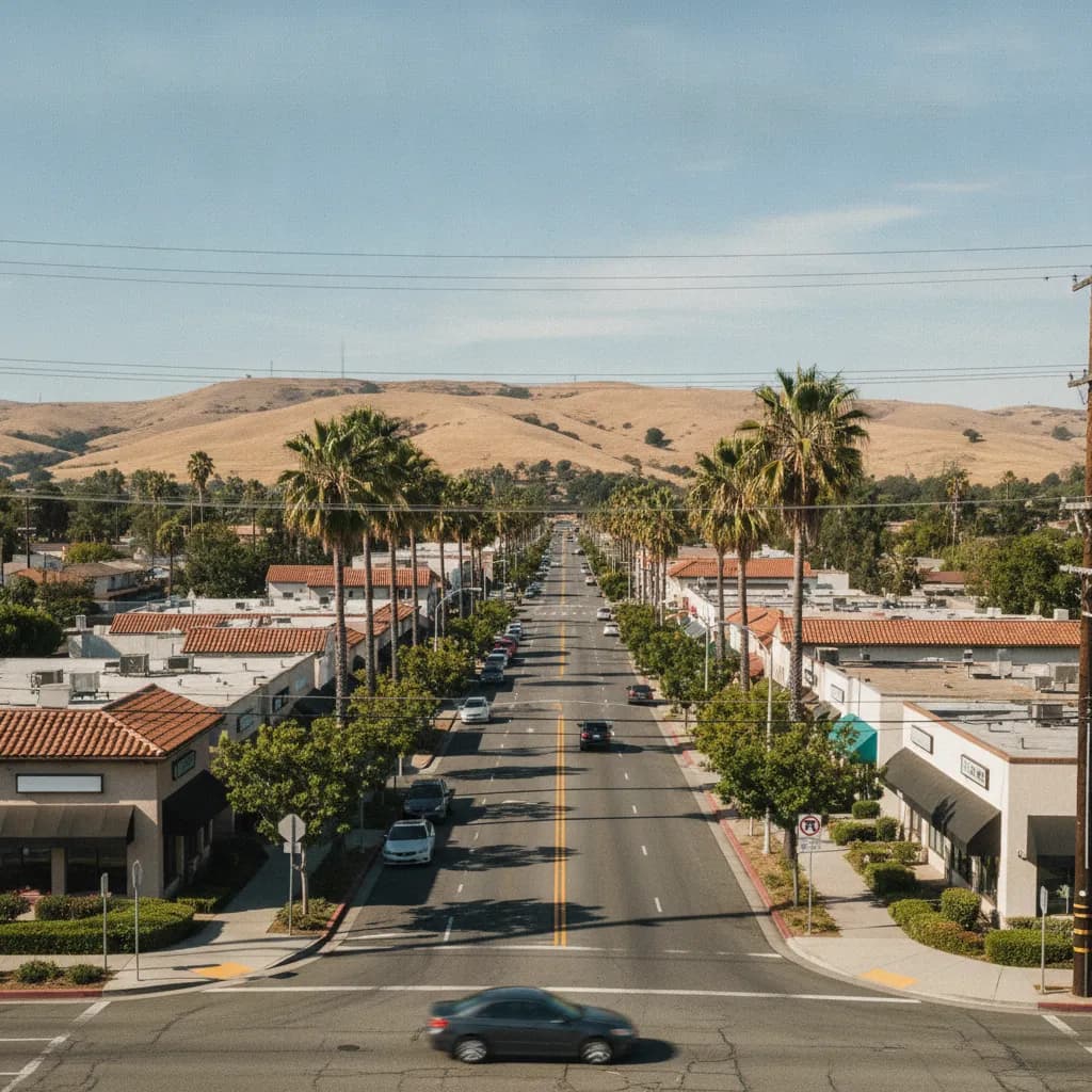 View of Foothill Farms, CA