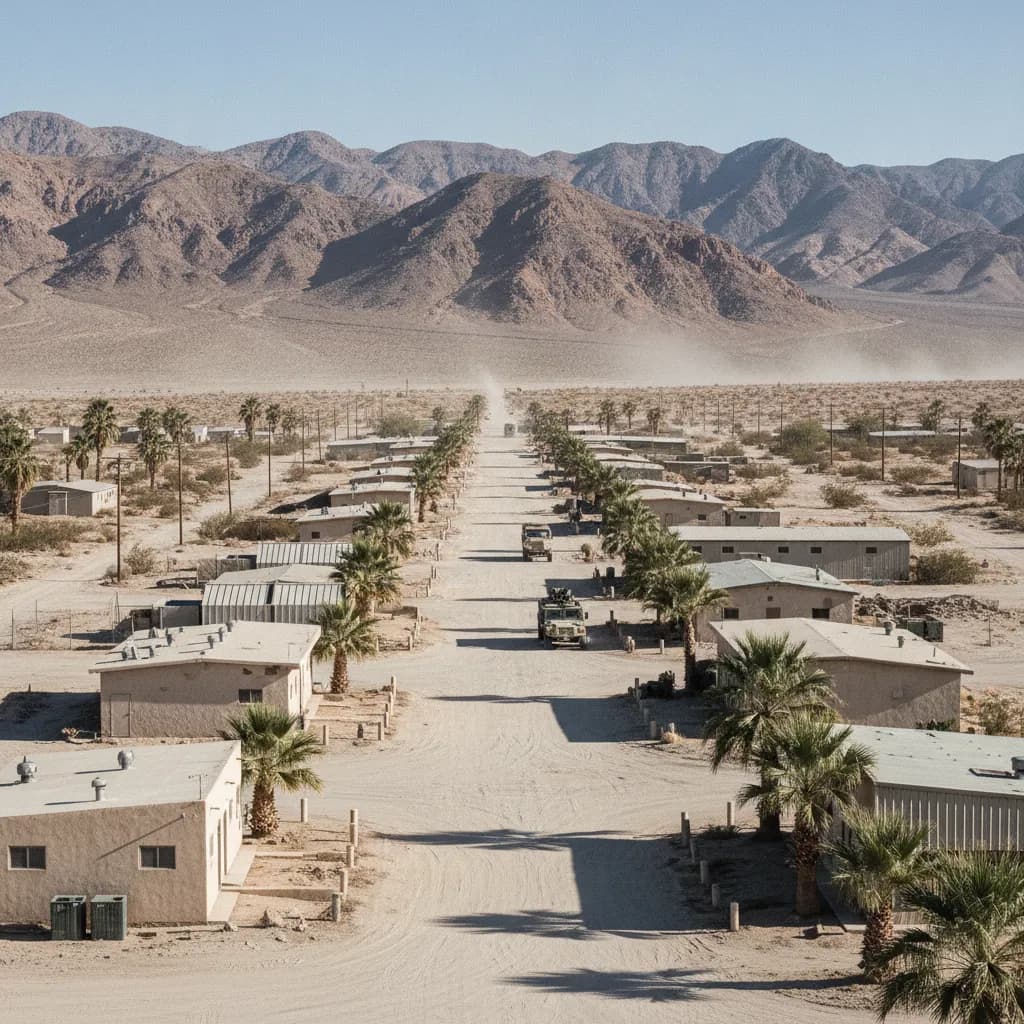 View of Fort Irwin, CA