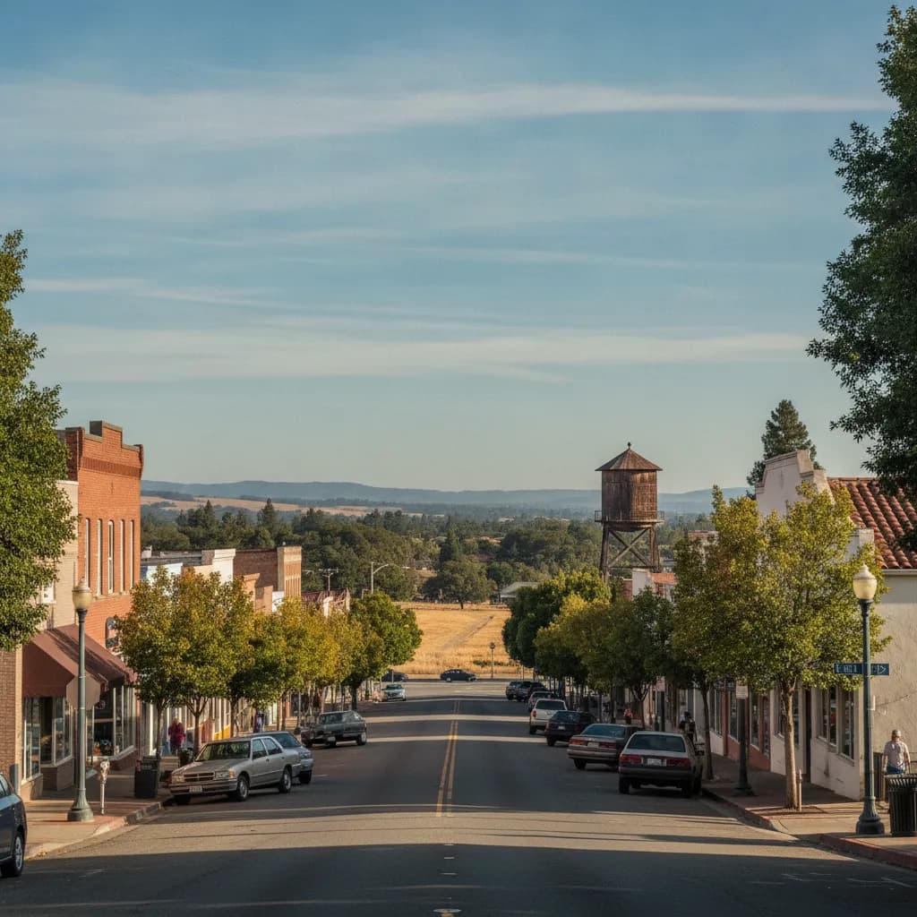 View of Galt, CA