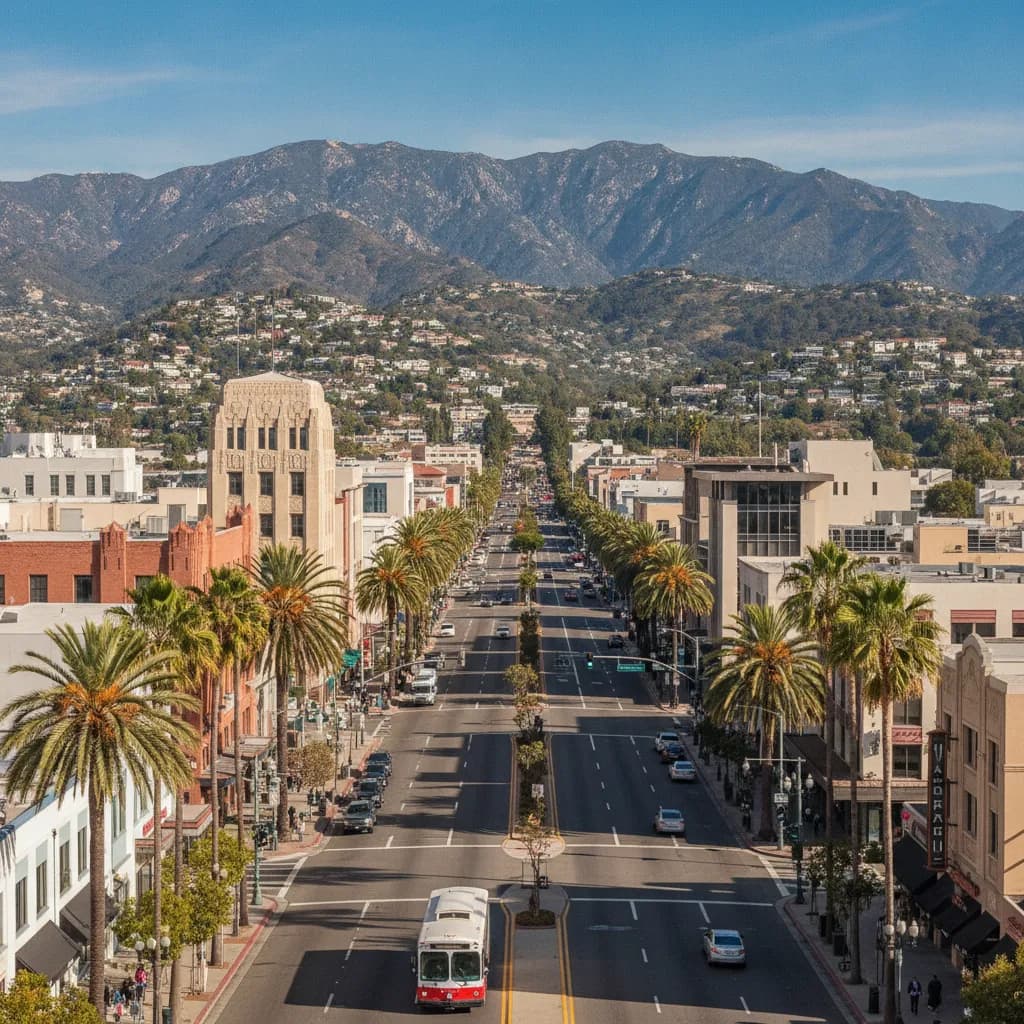 View of Glendale, CA