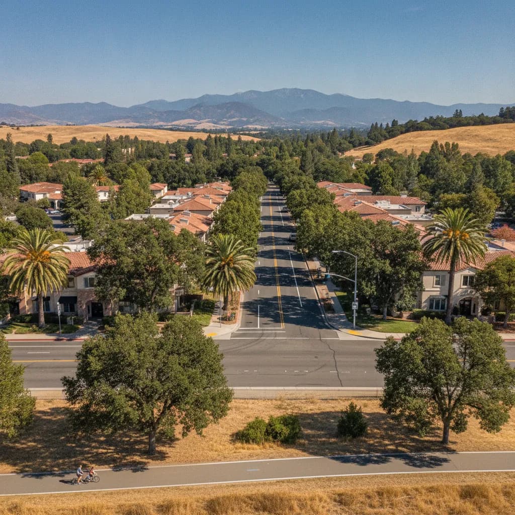 View of Gold River, CA
