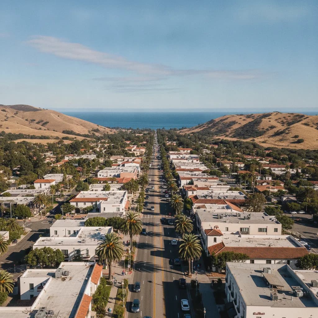 View of Goleta, CA