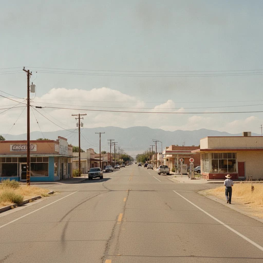 View of Goshen, CA