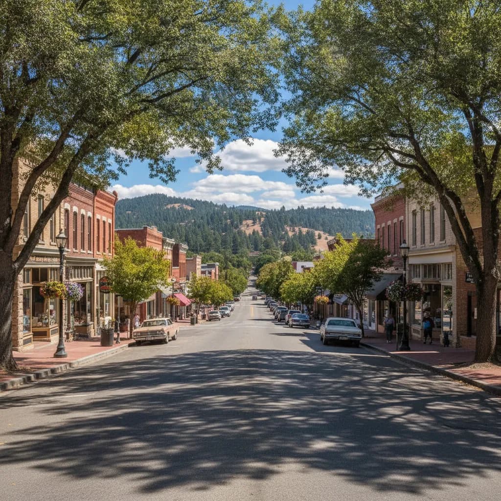 View of Grass Valley, CA
