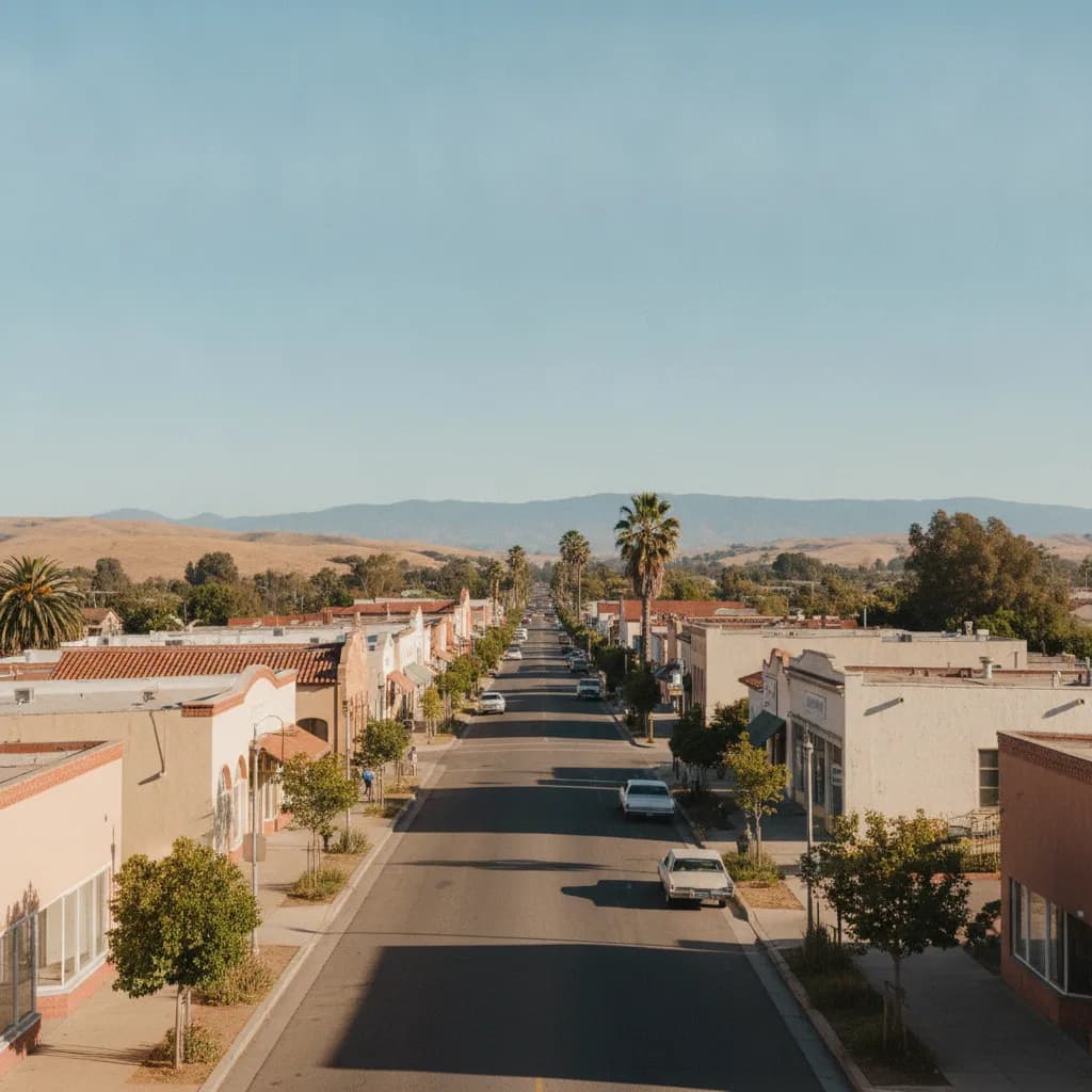 View of Guadalupe, CA