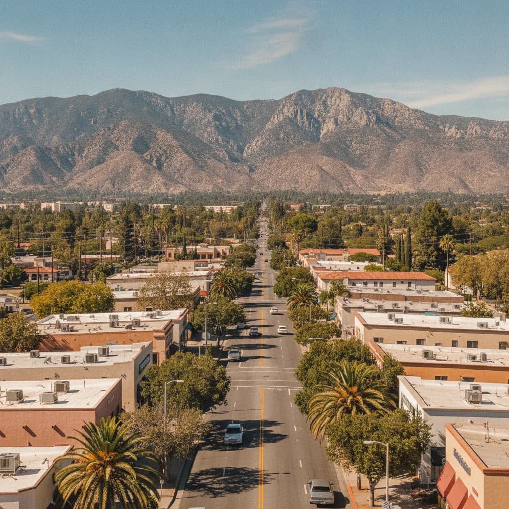 View of Highland, CA