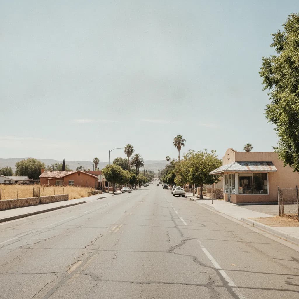 View of Home Gardens, CA
