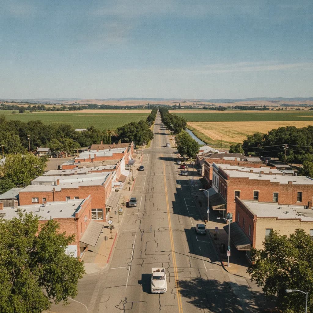 View of Hughson, CA
