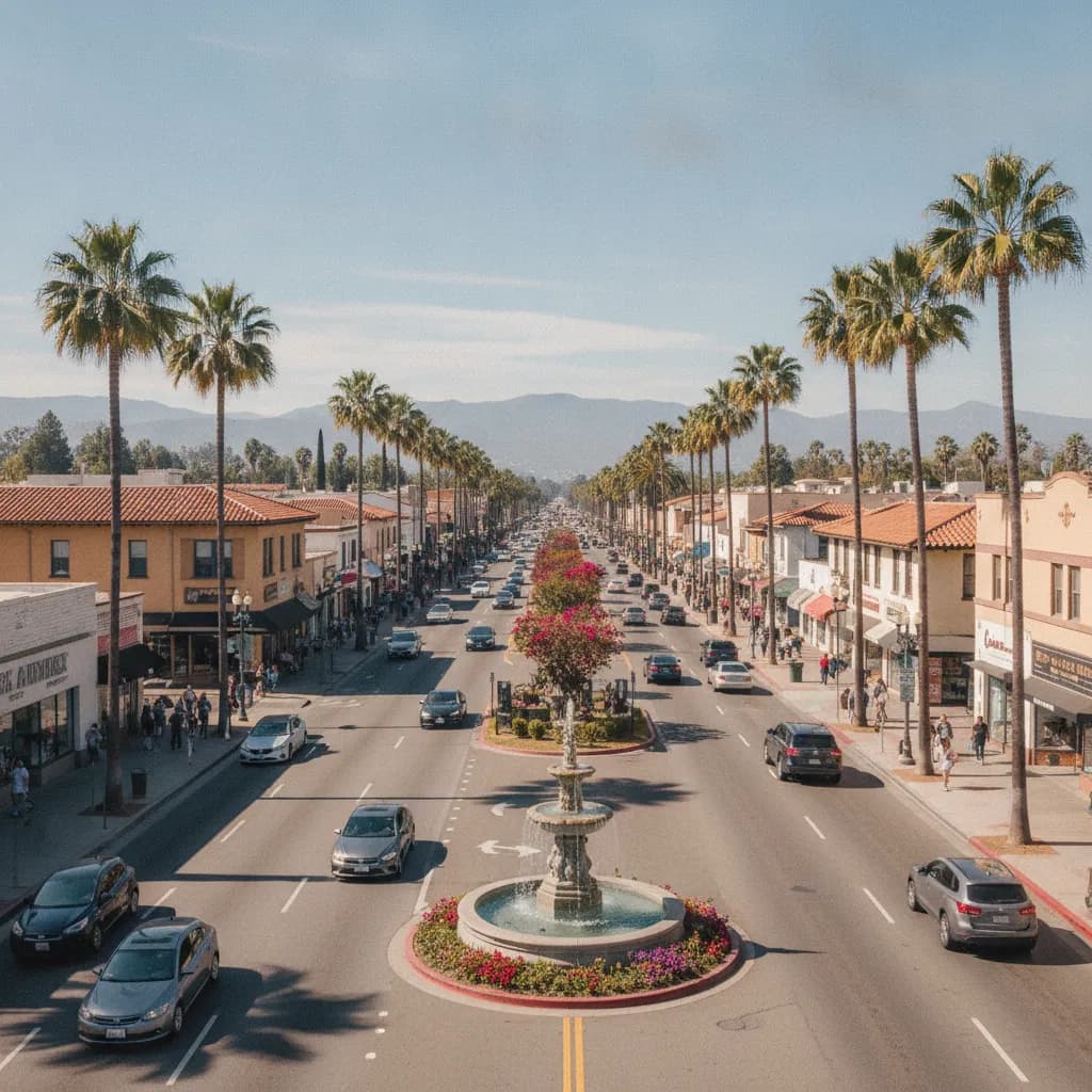 View of Huntington Park, CA
