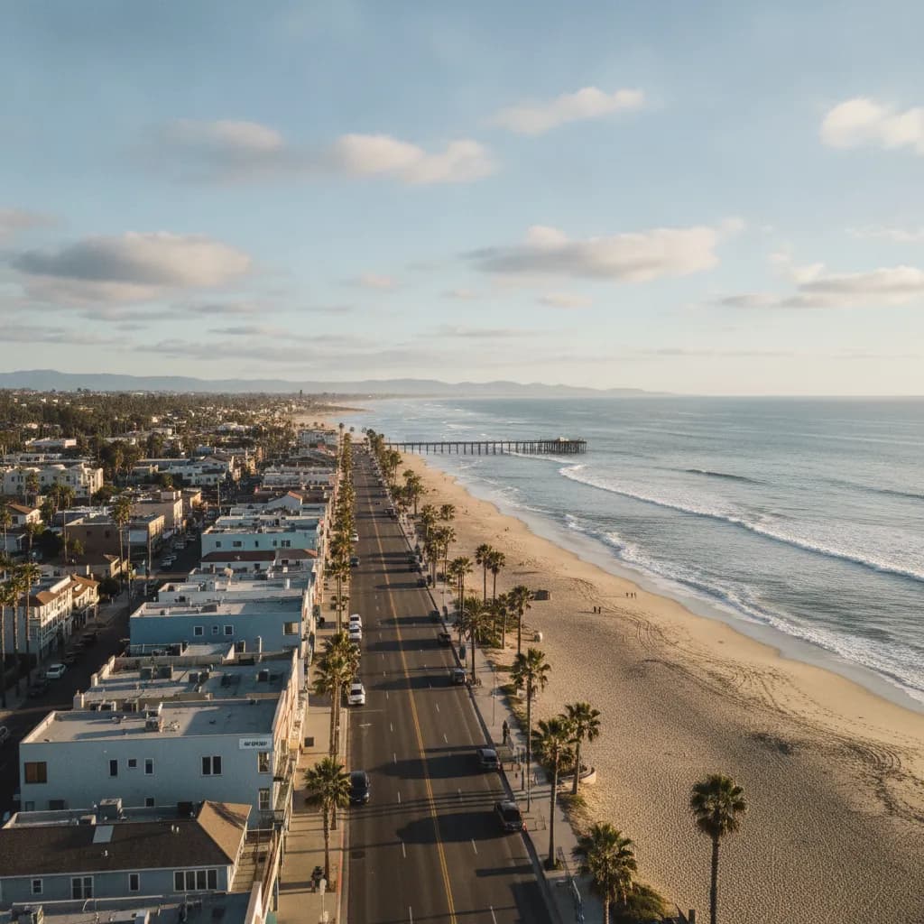 View of Imperial Beach, CA