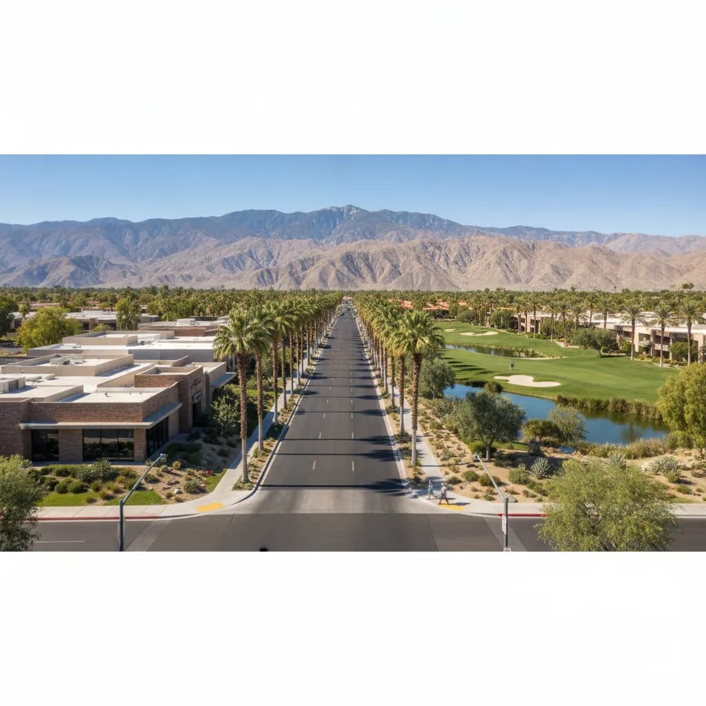 View of Indian Wells, CA