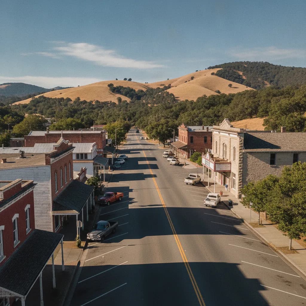 View of Ione, CA