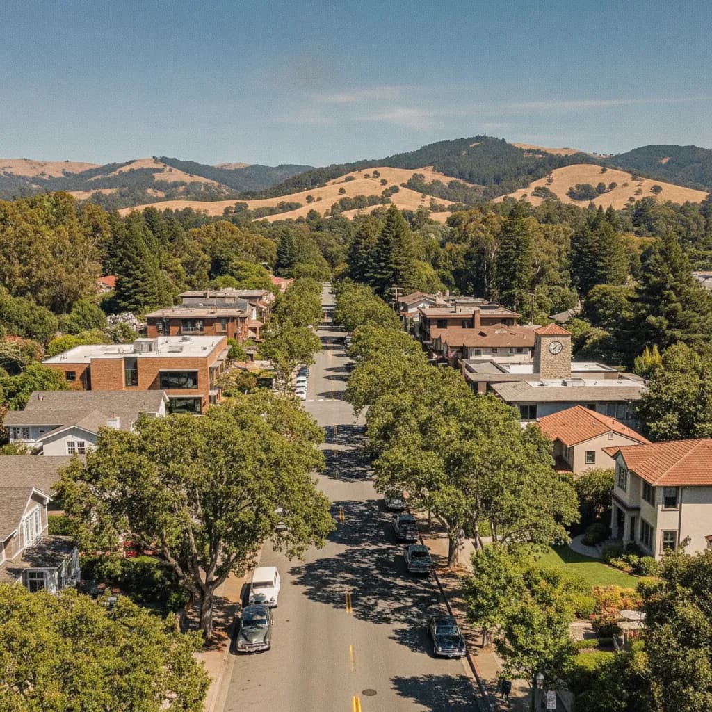 View of Kentfield, CA