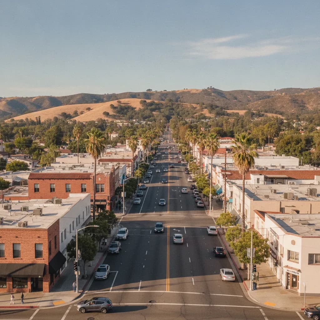 View of La Habra, CA