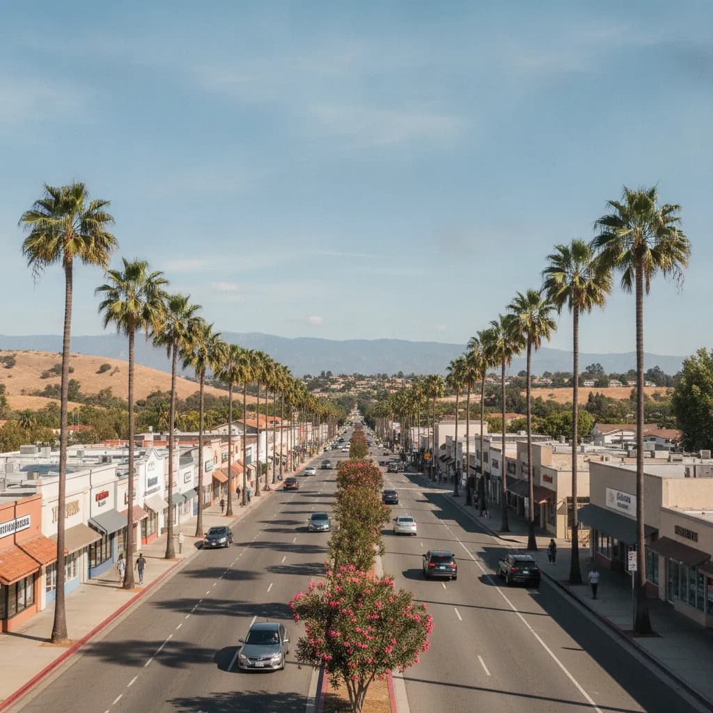 View of La Palma, CA