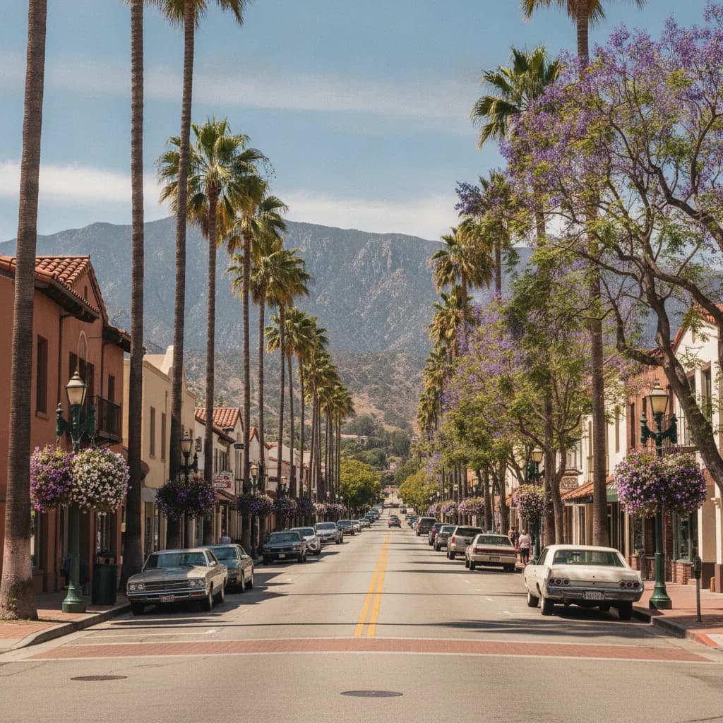 View of La Verne, CA