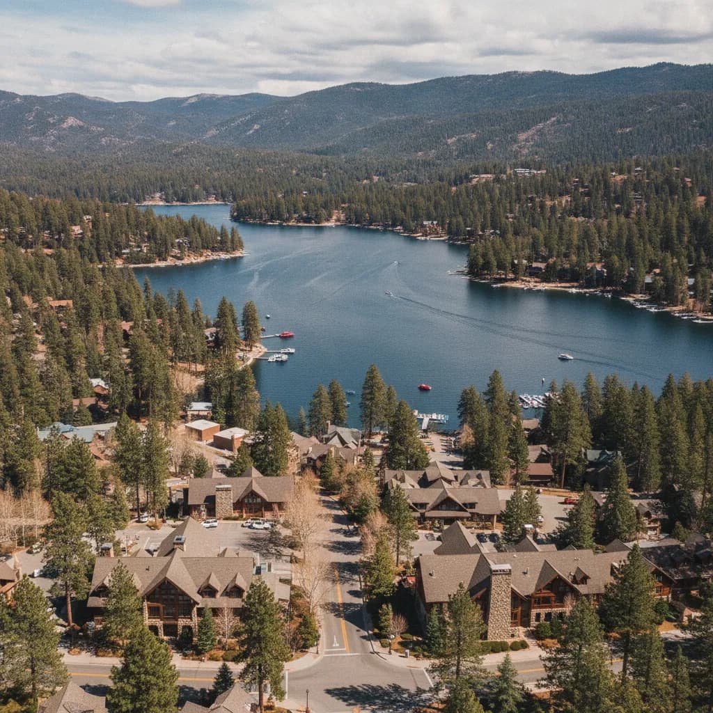 View of Lake Arrowhead, CA