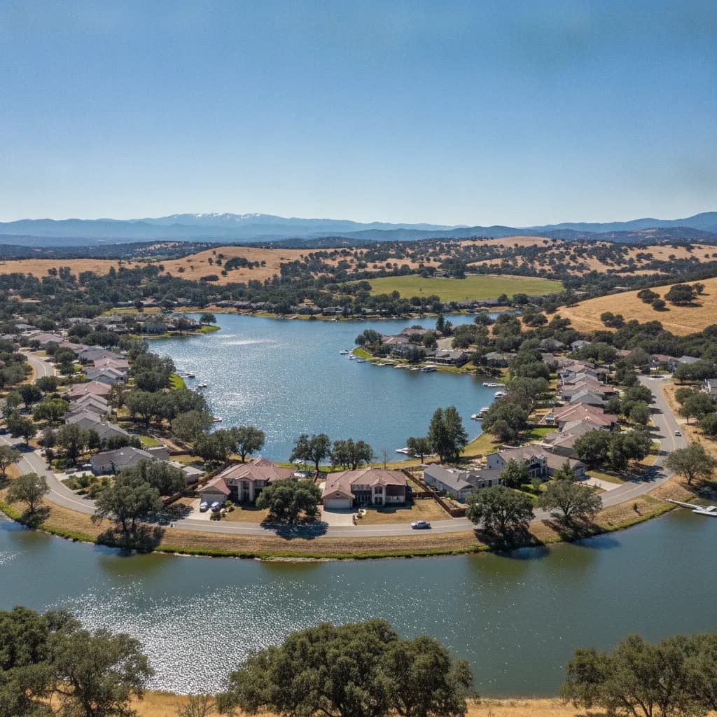 View of Lake California, CA