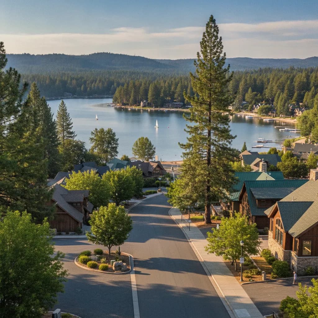 View of Lake of the Pines, CA