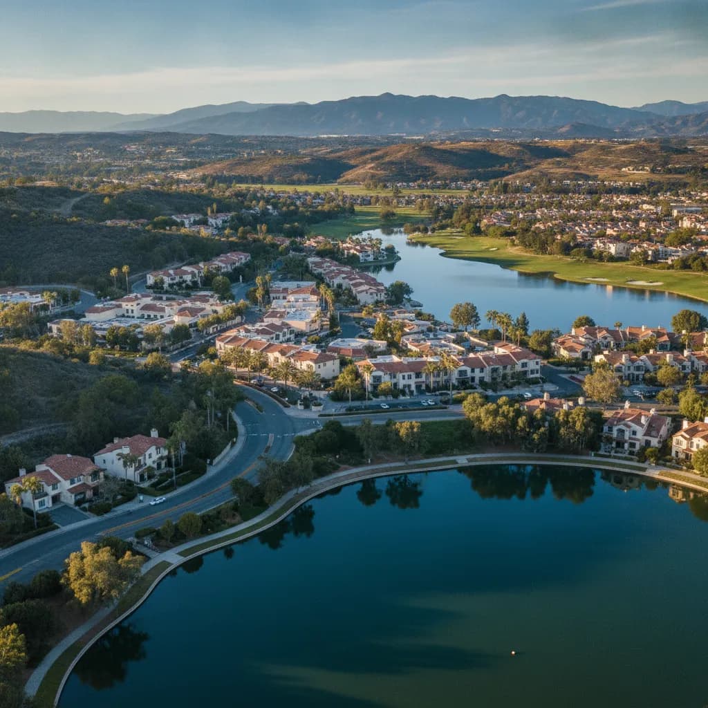 View of Lake San Marcos, CA