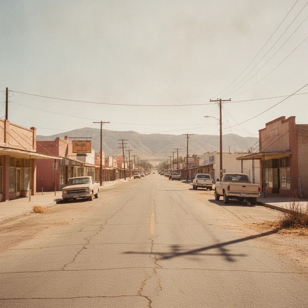 View of Lamont, CA