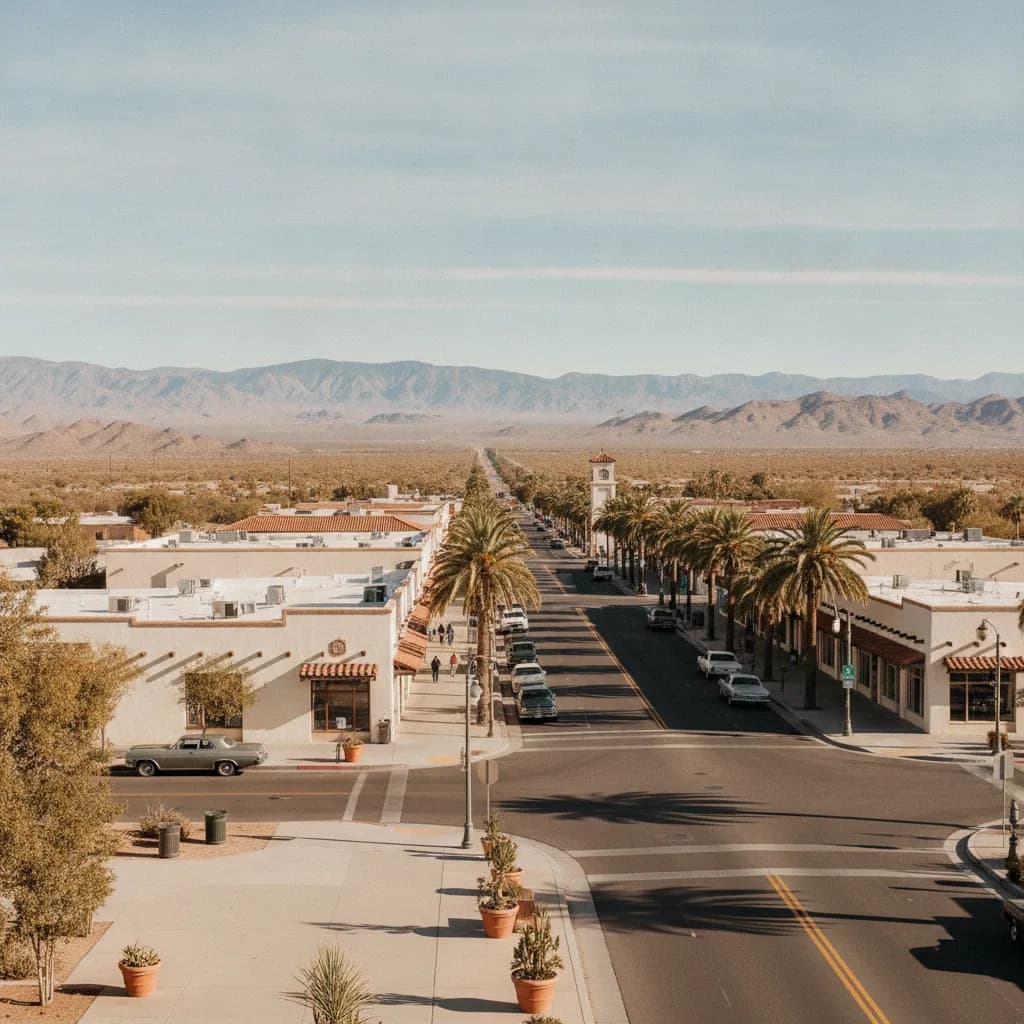 View of Lancaster, CA