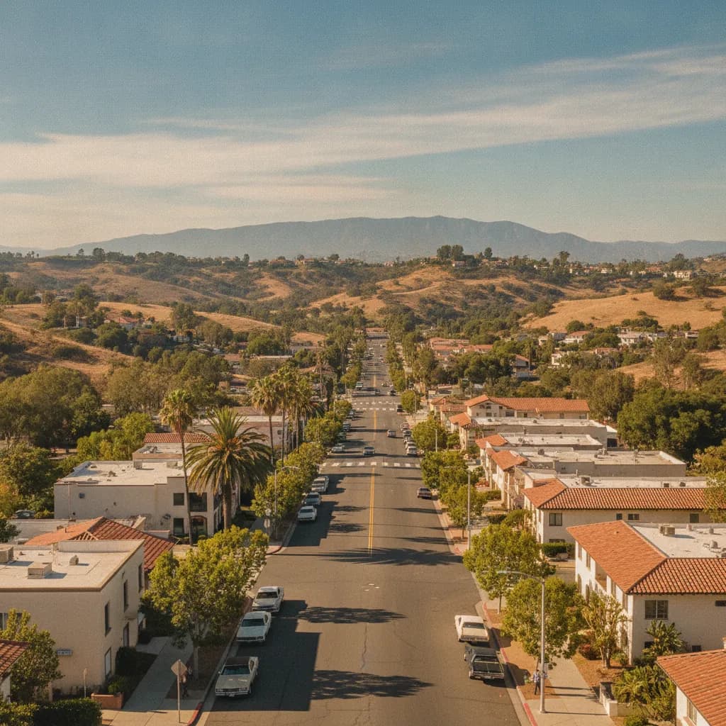View of Las Flores, CA